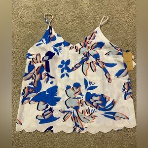 🆕Halogen Blue and White Camisole